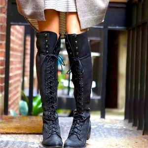 JEFFREY CAMPBELL JOE LACE UP BOOTS // Free People